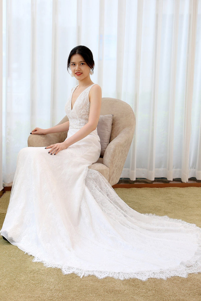 lace wedding dress overlay