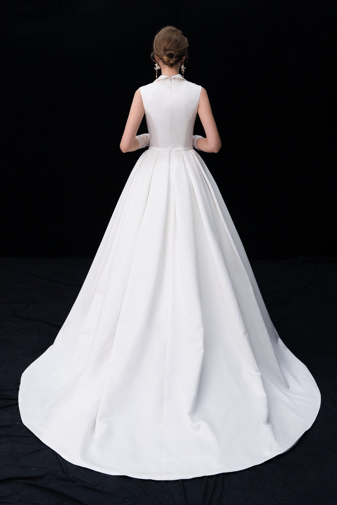modest a-line wedding dress
