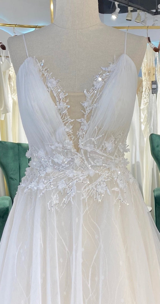 sparkly princess wedding dress