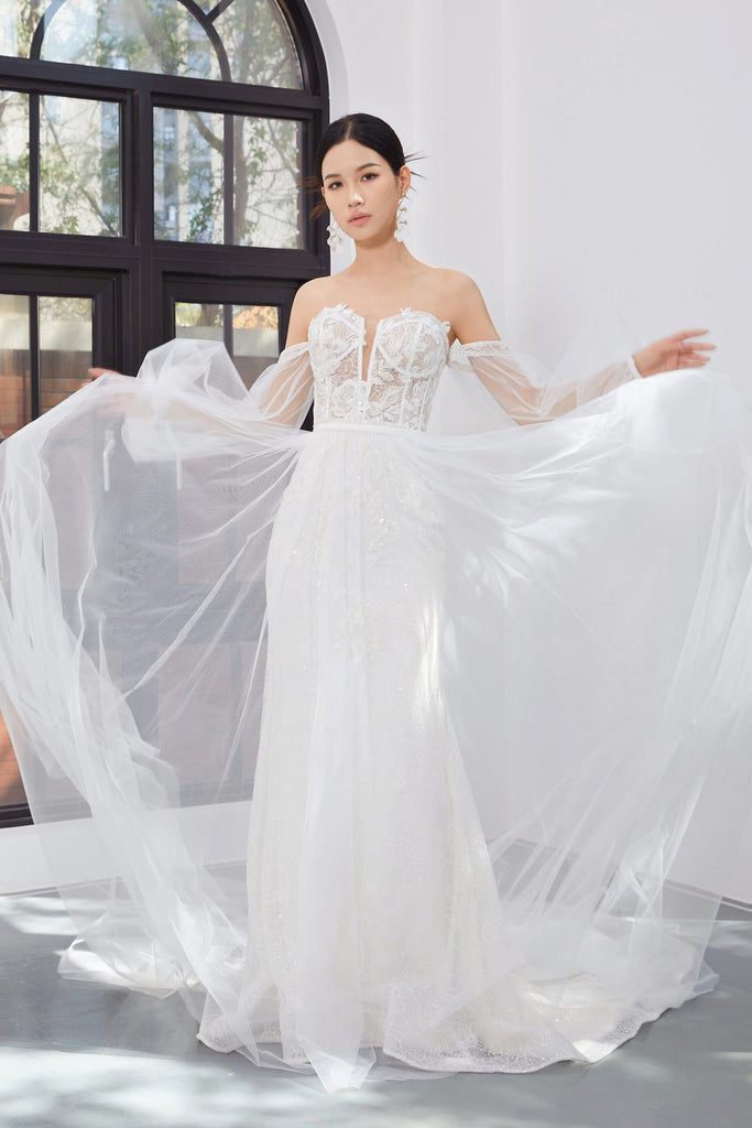 corset lace wedding dress